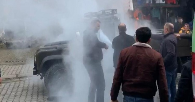 Aküden Çıkan Kıvılcımlar Yangına Sebep Oldu