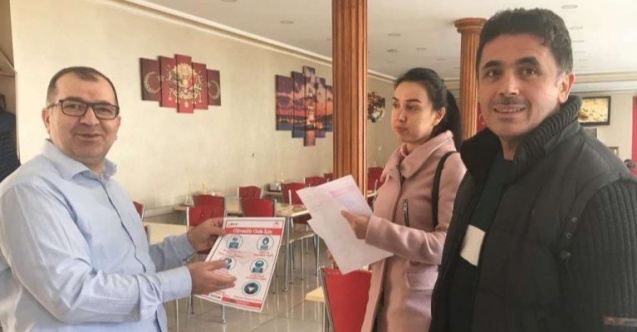 KORONAVİRÜSE KARŞI UMUMA AÇIK İŞ YERLERİNİ DENETLENDİ