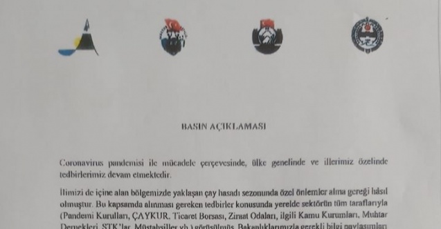 Çay Hasadı Korona Tedbirlerine Takıldı