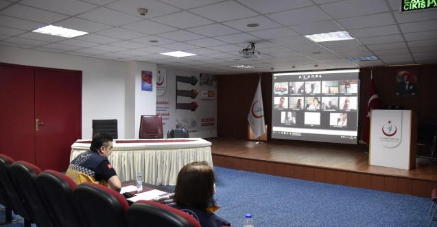 Artvin İl Sağlık Müdürlüğünden Video Konferans