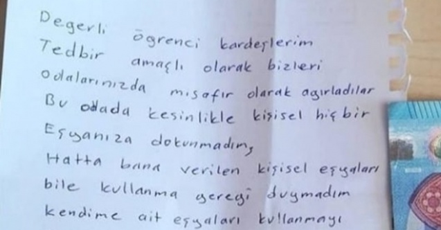 Günler Sonra Duygulandıran Not Bulundu