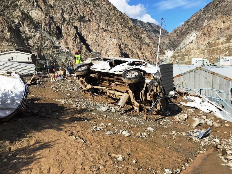 Artvin'deki sel ve heyelan