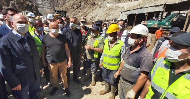 İçişleri Bakanı Süleyman Soylu Yusufeli'de