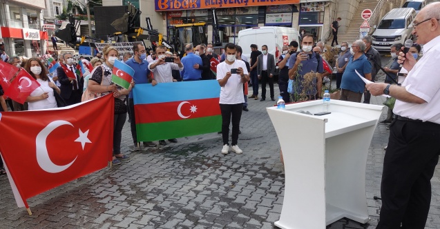 Artvin'den Azerbaycan'a destek