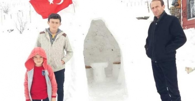 Artvin'de bir eskimo evi!