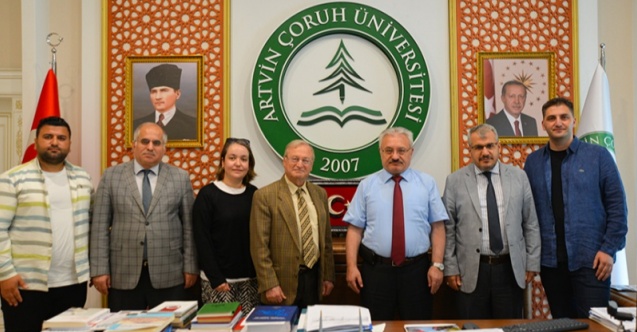 TÜRÇEV Heyetinden Rektör Prof. Dr. Bilgin’e Ziyaret