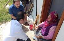 Ardanuç Kaymakamı Poçaoğlu’nun Hane Ziyaretleri 