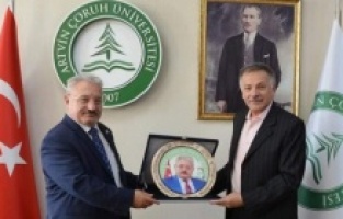 Artvin Çoruh Üniversitesi Rektörü Prof. Dr. Mustafa Sıtkı Bilgin'in “nezaket” Ziyaretleri Devam Ediyor