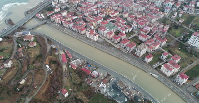 Artvin Arhavi İlçesinde 1.Etap Taşkın Kontrol Tesisleri Tamamlandı
