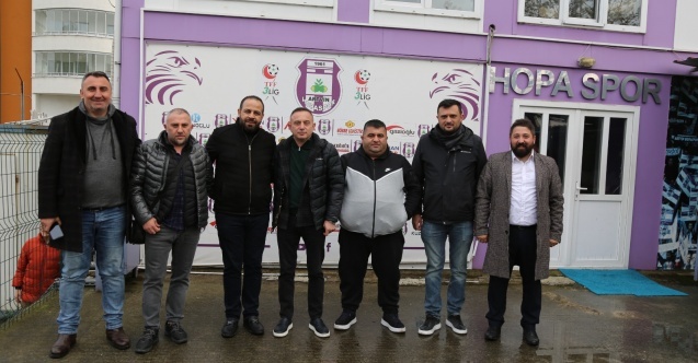 Artvin Hopaspor’dan Toprak Tır Park Sahibi Mardinli İş İnsanı Ramazan Toprak’a Teşekkür