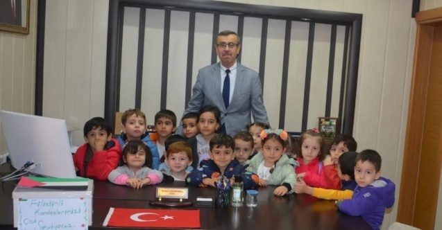 4-6 YAŞ KUR'AN KURSU ÖĞRENCİLERİNDEN FİLİSTİN'E YARDIM